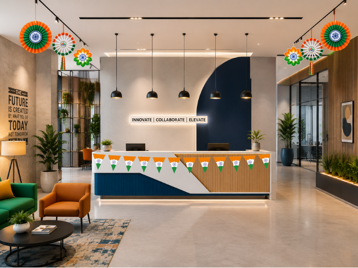Corporate Reception Decor